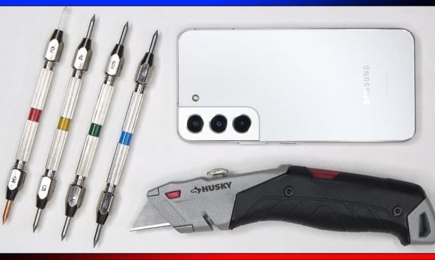 The Samsung Galaxy S22 is subjected to durability testing and is disassembled on video