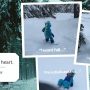 Inspirational Video: A little girl motivates herself while she snowboards