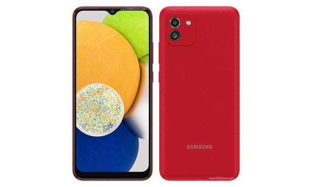 The Samsung Galaxy A03 is expected to arrive in India before the end of the month.