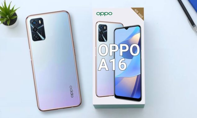 OPPO A16 Price in Pakistan and Specifications