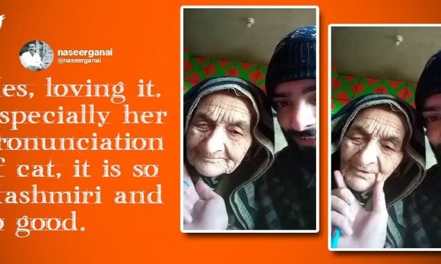 Heartwarming video: Old Kashmiri lady learns English goes viral