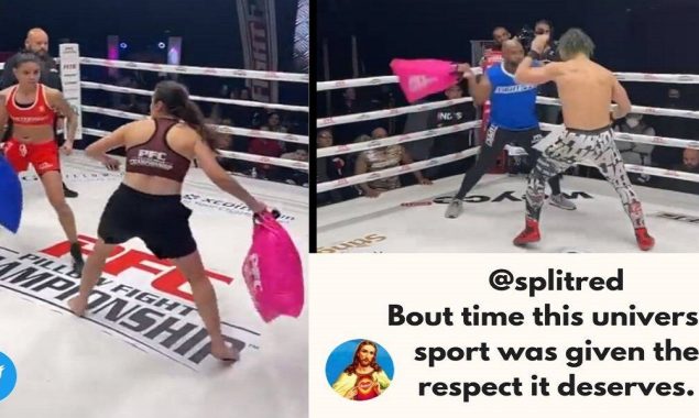 Pillow fighting is now a professional combat sport