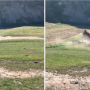 Terrifying video: A raging bull tackles a mountain cyclist