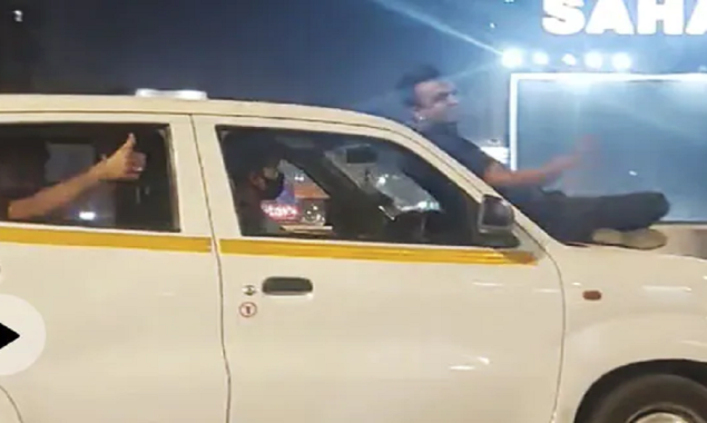 Two men are in trouble due to a car stunt near Sea Link