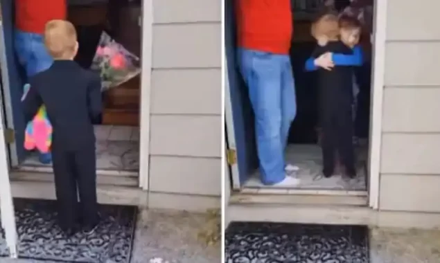 WATCH VIDEO: 5-Year-Old Boy’s Surprise For His Crush on Valentine’s Day is Too Cute to Miss