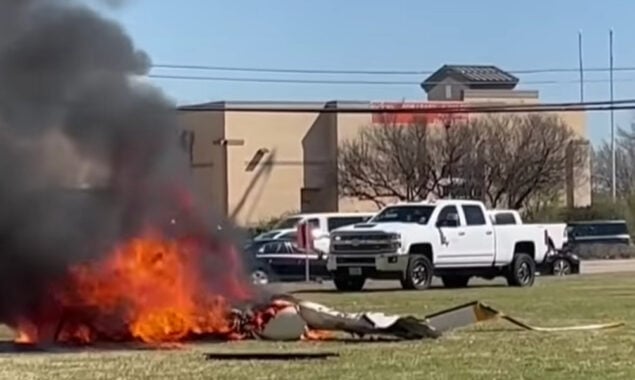 Helicopter crash in Texas
