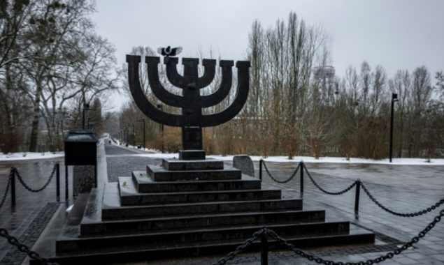 Russian strike stirs symbolism at Kyiv Holocaust site