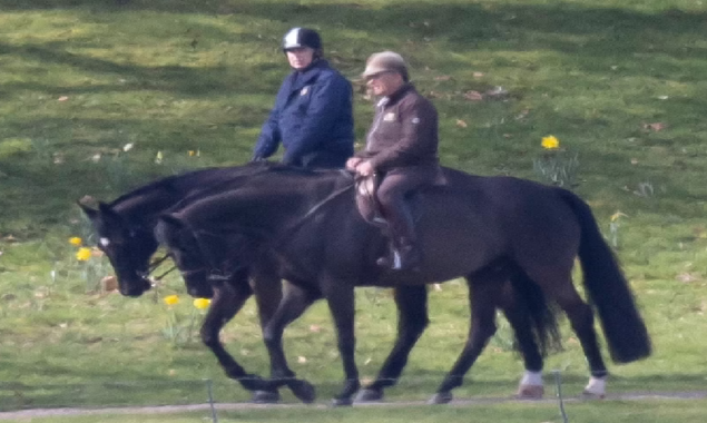 While Prince Andrew goes horse riding in Windsor, rest of the royal family attends Commonwealth Service