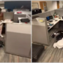 Watch video: US man lived in his workplace during work from home