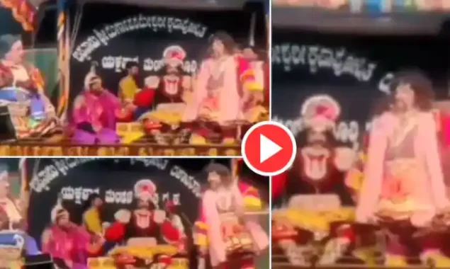 WATCH VIDEO: Artist Grooves to ‘Srivalli’ on Stage in the Middle of a Play, Amuses the Internet