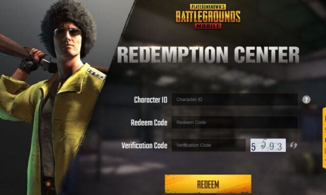 PUBG Mobile Redeem Codes Today 26 March 2022