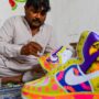 Pakistani truck artist gives new flair to kicks