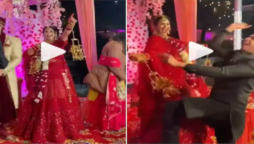 Watch Video: Happy bride lights up the wedding stage with her dance