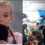 Little girl who sings Let It Go in bomb shelter performs Ukraine’s national anthem
