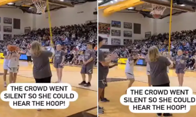 Viral: A blind 17-year-old girl scored a goal at the basketball game