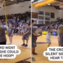 Viral: A blind 17-year-old girl scored a goal at the basketball game