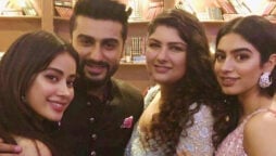 Arjun Kapoor tags all his sisters in cute video, Janhvi Kapoor reacts