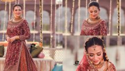 Sana Javed looks drop dead gorgeous in drool-worthy bridal outfit