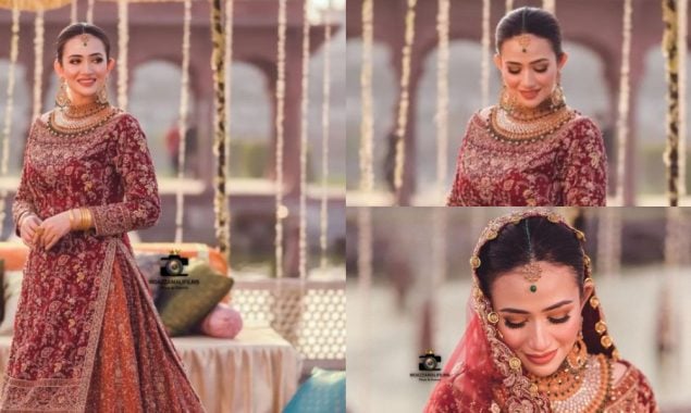 Sana Javed looks drop dead gorgeous in drool-worthy bridal outfit