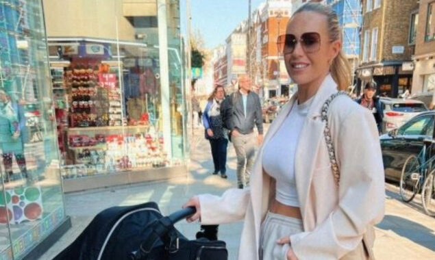 Kate Ferdinand shows off her wonderful abs in tight crop top on shopping trip to London