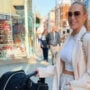 Kate Ferdinand shows off her wonderful abs in tight crop top on shopping trip to London