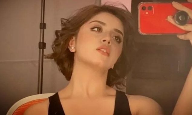 Throwback: Alizeh Shah gives flying kiss in bold dress