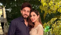 Saboor Ali & Ali Ansari set couple goals in recent romantic photoshoot