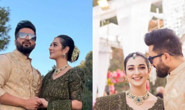 Sarah Khan shares adorable picture with husband Falak Shabir