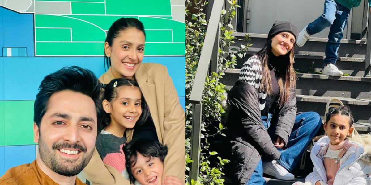 Ayeza Khan spotted vacationing in Turkey with family