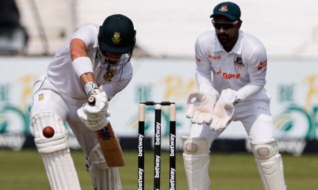 SA vs Ban: Dean Elgar hits fifty as South Africa start well in first Test