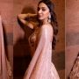 Kiara Advani looks breathtaking in a peach Lehenga