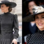 At Prince Philip’s funeral, Kate Middleton wears polka dots, Diana’s pearls