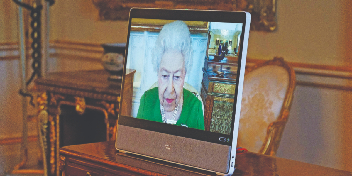 Queen returns to duties after Covid scare