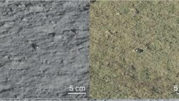 Moon rover discovers glass