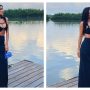 Nicole Scherzinger steals the show in a busty black bralet and matching skirt at Jacquemus’ beachside fashion show in Hawaii