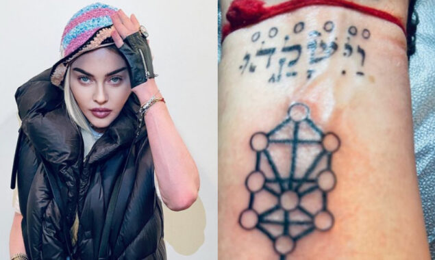 A new tattoo on Madonna’s wrist