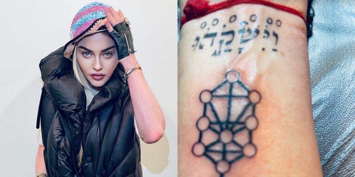 A new tattoo on Madonna’s wrist