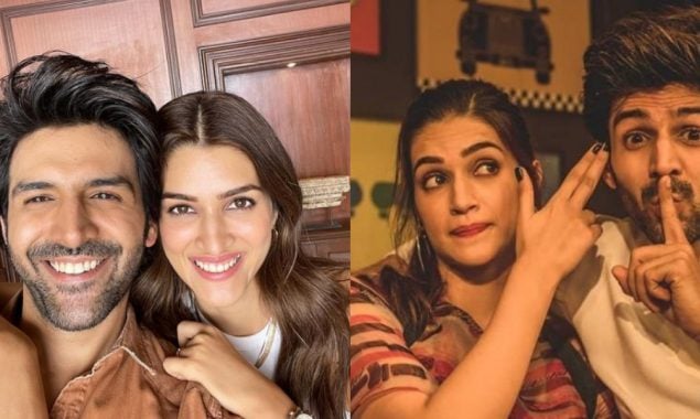 Kartik Aaryan shares happy picture with Kriti Sanon