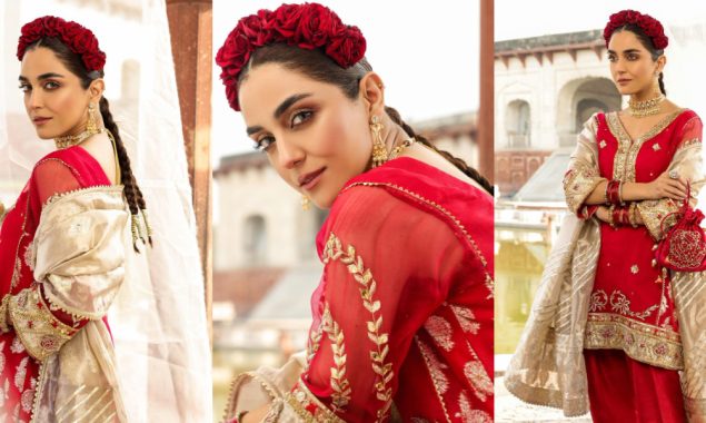 Maya Ali looks fresh as a rose in a classic red 