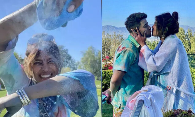 Priyanka Chopra and her family celebrates Holi