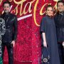 Imran Ashraf, Amar Khan strikes a pose at the launch of Dum Mastam’s first song ‘Larki Achari’
