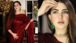 Naimal Khawar looks radiant in a red saree, see photos