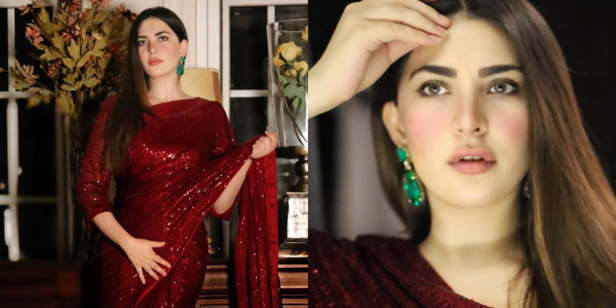 Naimal Khawar looks radiant in a red saree, see photos