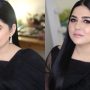 Sanam Baloch turns up the heat in an all-black saree 