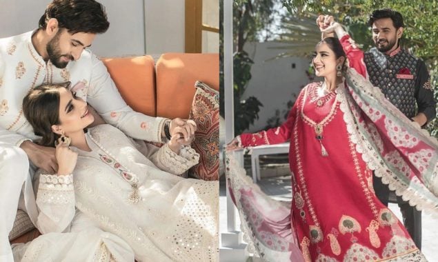 Saboor Aly and Ali Ansari team up for their first post-wedding photoshoot