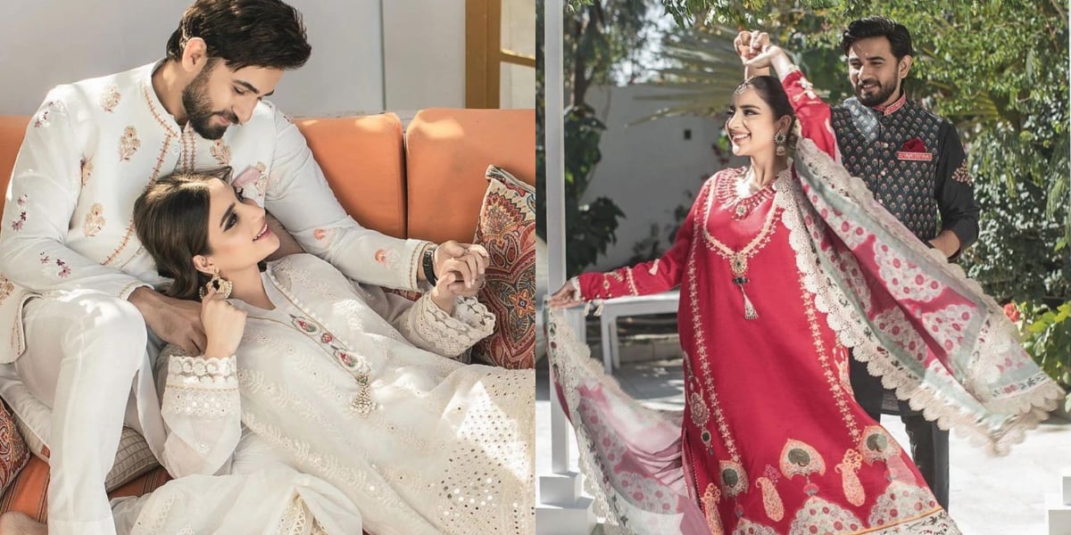 Saboor Aly and Ali Ansari team up for their first post-wedding photoshoot