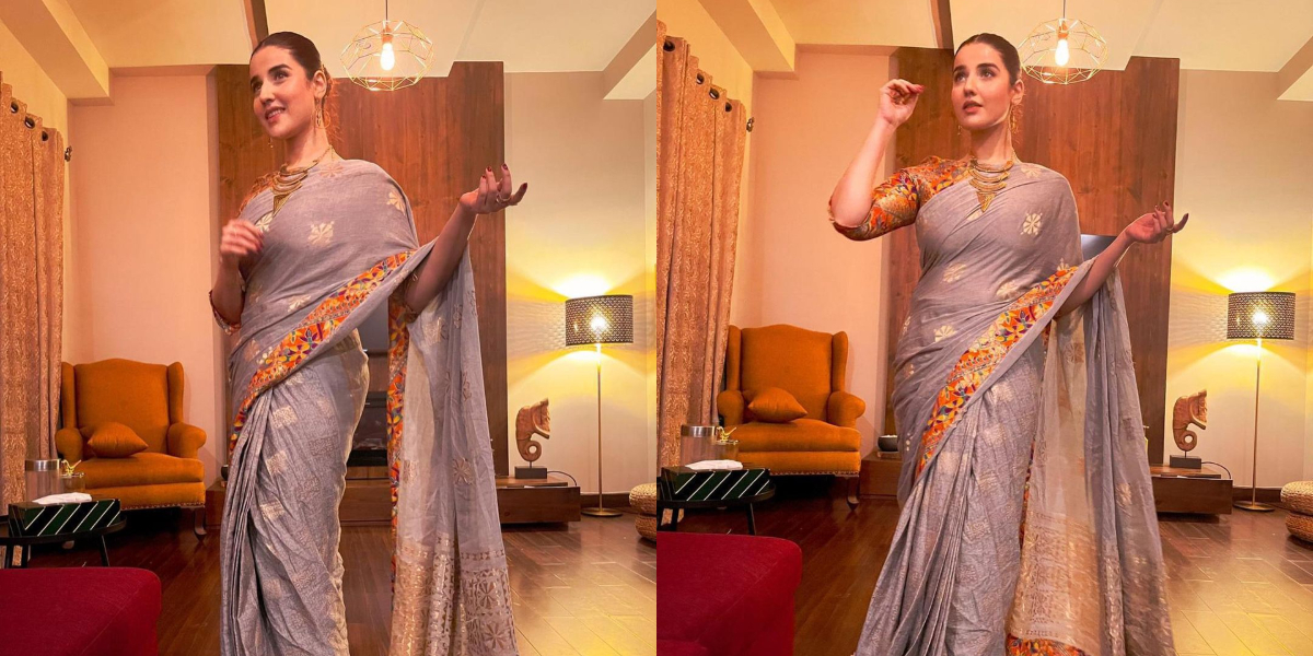 Hareem Farooq surely knows how to slay in a saree