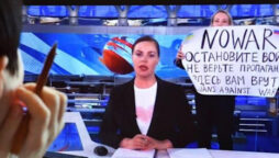 Russian court fines TV protester amid outcry