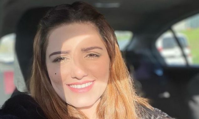 Sundal Khattak looks stunning in red outfit
