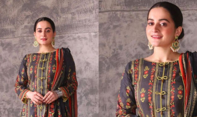Aiman Khan shines in her new outfits